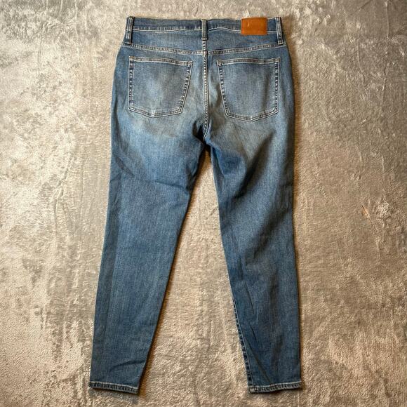J. Crew 9" High-Rise Toothpick Jeans Size 31 X 28” - Picture 2 of 9